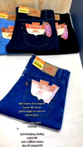 CELANA  PANJANG JEANS PRIA STANDAR Le606a size 28-38