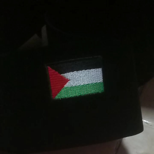 Peci Tinggi 9 Songkok Presiden Kopyah Hitam Bordir Logo Palestina & Qiroati