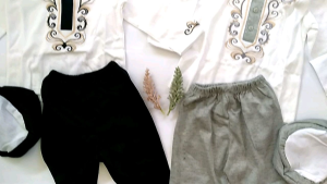 Baby Pesek Baju Setelan Koko Muslim Bayi Laki-Laki Cowok Bordir KK02 (2-12 bln)