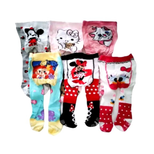 Legging Bayi tutup kaki Motif Karakter 6 - 12 Month untuk COWEK COWOK Harga SATUAN