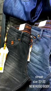 Celana Jeans Pria Standar Hugo Body: Celana Panjang Premium Basic High Quality Jeans Pria Keren