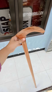 Tongkat Jalan Kayu Nogosari Nagasari Motif Pipih H510