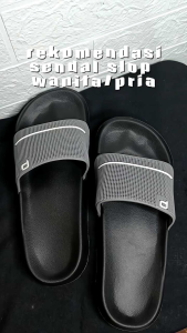TS Sandal Selop Cowok Dewasa Slip On 1023M-57 Size 39-44 - Sandal Slipper Kekinian Shoes Sendal Pria Karet