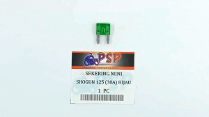 Sekering Shogun 125 Mini 30A Warna Hijau (Harga Per 1 PC) - Fuse DX Micro Fuse Mikro Sekring Tusuk Tancap Kotak Kecil 30 Ampere