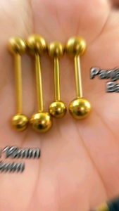 Anting Lidah Titanium 5 dan 6 mm: Tindik Lidah Pria & Wanita