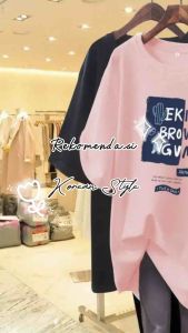 TREND COD Kaos Oversize Wanita / Kaos Distro WANITA/ Kaos Streetwear Oversize / Baju Kaos Distro / Kaos / Wanita / COD