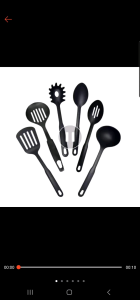 Set Spatula 6 in 1 Bahan Nylom Berkualitas Food Grade