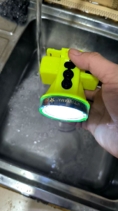 MITSUYAMA MS-218P DIVING HEADLAMP 50W SENTER KEPALA SELAM CAHAYA PUTIH ANTI AIR