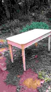 meja akad mentah meja akad kayu mentah