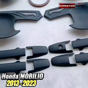 Paket Cover Handle Outer Pintu Honda Mobilio 2013 2023 Hitam Doff