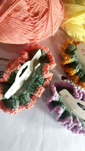 Scrunchie/Scrunchies/Kepang rambut/ikatan Rambut Rajut/ iket Rambut / Hair ties