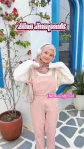 𝐐𝐮𝐞𝐧𝐚𝐚 - Alea Jumpsuit Overall Wanita Baju Kodok Kekinian