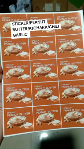 Sticker Label PEANUT BUTTER 15PCS (size 2.2x2.7inch) sticker/sticker paper/sticker Level/personalized/sticker personalized/sticker/buko/chili garlic/banana/dishwashing/