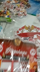 Topper hiasan kue tumpeng kemerdekaan hut ri 17 agustus