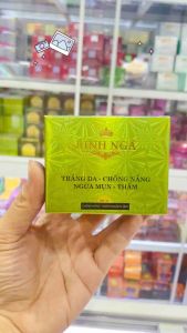 Kem LINH NGA 16g NHUỴ HOA NGHỆ TÂY Dưỡng Trắng-Chống Nắng-Ngừa Mụn-Thâm
