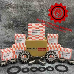 Four Pinion Set/Gigi Satelit Gardan Isuzu NMR71 Made In Japan 1-41151-350-0\\n\\n Apa Itu Set Empat Pinion Gigi Satelit Gardan Isuzu NMR71?\\n\\nSet empat pinion gigi satelit gardan Isuzu NMR71 adalah komponen penting dari sistem transmisi kendaraan Isuzu NMR71. Komponen ini bertugas menghubungkan gerakan putaran mesin dengan roda kendaraan melalui gigi satelit dan pinion yang terpasang di dalam gardan.\\n\\n Spesifikasi Teknis\\n\\nBerikut adalah spesifikasi teknis dari set empat pinion gigi satelit gardan Isuzu NMR71:\\n\\n- Tipe: Set Empat Pinion Gigi Satelit Gardan\\n- Model: Isuzu NMR71\\n- Nomor Bagian: 1-41151-350-0\\n- Asal: Made in Japan\\n\\n Fungsi Utama\\n\\nFungsi utama dari set empat pinion gigi satelit gardan Isuzu NMR71 adalah sebagai berikut:\\n\\n- Menghubungkan gerakan putaran mesin dengan roda kendaraan melalui gigi satelit dan pinion yang terpasang di dalam gardan.\\n- Memastikan transfer daya yang efisien dan lancar antara mesin dan roda kendaraan.\\n- Mengurangi getaran dan suara bising pada sistem transmisi.\\n\\n Keunggulan Produk\\n\\nBeberapa keunggulan produk set empat pinion gigi satelit gardan Isuzu NMR71 adalah sebagai berikut:\\n\\n- Dibuat oleh produsen yang terkenal dengan kualitas dan ketahanannya, yaitu Made in Japan.\\n- Memiliki desain yang ergonomis dan mudah dipasang serta diperbaiki.\\n- Memiliki tingkat akurasi yang tinggi dalam pengoperasian sistem transmisi.\\n\\n Cara Menggunakan Set Empat Pinion Gigi Satelit Gardan Isuzu NMR71\\n\\nBerikut adalah langkah-langkah menggunakan set empat pinion gigi satelit gardan Isuzu NMR71:\\n\\n Persiapan Sebelum Instalasi\\n\\nSebelum melakukan instalasi, pastikan Anda telah mempersiapkan semua alat dan bahan yang dibutuhkan, seperti:\\n\\n- Alat pemasangan dan pengencangan baut\\n- Pelumas\\n- Kunci pas\\n\\n Langkah-langkah Instalasi\\n\\nBerikut adalah langkah-langkah instalasi set empat pinion gigi satelit gardan Isuzu NMR71:\\n\\n1. Cabut baut dan angkat gardan dari kendaraan.\\n2. Pasang set empat pinion gigi satelit gardan Isuzu NMR71 ke dalam gardan.\\n3. Pasang kembali gardan ke kendaraan dan kencangkan baut.\\n4. Pastikan semua bagian terpasang dengan benar dan tidak ada yang longgar.\\n\\n Perawatan Rutin\\n\\nUntuk menjaga performa optimal dari set empat pinion gigi satelit gardan Isuzu NMR71, lakukan perawatan rutin sebagai berikut:\\n\\n- Periksa kondisi set empat pinion gigi satelit gardan Isuzu NMR71 secara berkala.\\n- Ganti pelumas sesuai dengan interval waktu yang disarankan oleh produsen.\\n- Periksa kekencangan baut dan pastikan tidak ada yang longgar.\\n\\n Mengapa Memilih Set Empat Pinion Gigi Satelit Gardan Isuzu NMR71 Made In Japan?\\n\\nBerikut adalah beberapa alasan mengapa Anda harus memilih set empat pinion gigi satelit gardan Isuzu NMR71 Made In Japan:\\n\\n Kualitas Material\\n\\nSet empat pinion gigi satelit gardan Isuzu NMR71 Made In Japan dibuat dari bahan berkualitas tinggi yang tahan lama dan mampu menahan beban berat.\\n\\n Dukungan Purna Jual\\n\\nProdusen set empat pinion gigi satelit gardan Isuzu NMR71 Made In Japan memberikan dukungan purna jual yang baik kepada pelanggan, termasuk garansi dan layanan perbaikan.\\n\\n Kesimpulan\\n\\nSet empat pinion gigi satelit gardan Isuzu NMR71 Made In Japan adalah komponen penting dari sistem transmisi kendaraan Isuzu NMR71 yang memiliki kualitas dan ketahanan tinggi. Dengan memilih set empat pinion gigi satelit gardan Isuzu NMR71 Made In Japan, Anda dapat memastikan performa optimal dari kendaraan Anda dan mendapatkan dukungan purna jual yang baik.\n}