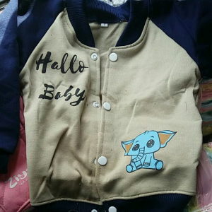 Jaket Baseball untuk Bayi & Anak 1-3 Tahun