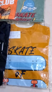 kaos anak laki cottonly - 3 4 5 6 tahun