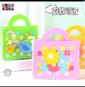 DIY Mothers day bag/Teachers day DIY hand bag weaving bag hand craft