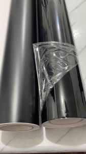 Big Cut Glossy Black Matte Black Panoramic Car Sticker 2meters x 1.45meters