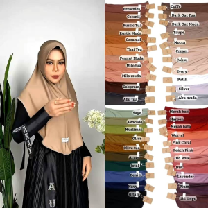 MOIRA - JILBAB INSTAN JERSEY DEX OVAL BY MOIRA HIJAB