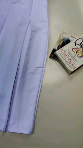 Rok Span Putih SMP & MTS Belah 2 Depan: Bahan Elemen
