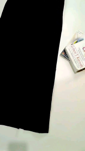 Rok Span Hitam SMP/MTS Belah 2 Depan Bahan Elemen