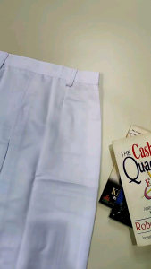 Rok Span Putih Sma/Aliyah Bahan Elemen