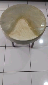 meja tamu resin epoxy minimalis diameter 40 cm