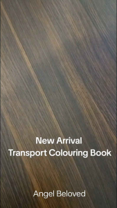 (1 Book) My Holiday Colouring Book for Kid (Vehicles) Coloring Book Buku Mewarna Kanak Kanak