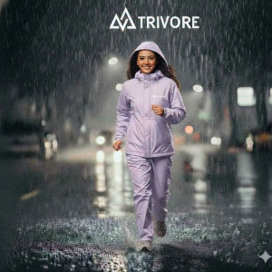 jas hujan pria wanita TRIVOR anti rembes anti bocor bahan pvc tebal