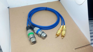 Kabel Jek XLR Female Ke RCA Gold Kitani Isi 2 Kabel Audio