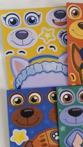Set 8in1 sticker chú chó cứu hộ thông minh