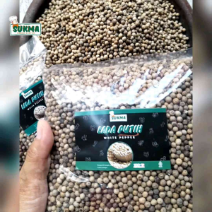 Merica Biji Lada Putih Butir Asli Kualitas Super 50 100 250gr - White pepper - Rempah Bumbu Masak