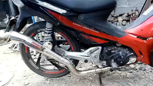 SUZUKI SMASH 115 / 110 DAENG POWER PIPE 51 MM WITH FREE SILENCER