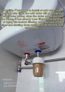 shower bathroom filter washing machine filter water heater purifier