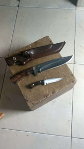 PISAU BOWIE COSTUM/PISAU SET/PISAU DAGING/PISAU DAPUR MULTIFUNGSI