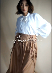 GEORGIA Rok Wanita Vintage aesthetic|Anuratu Store Official