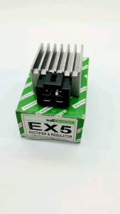 HONDA EX5/EX5 HP/EX5 HIGH POWER/EX5 JAPAN/EX5 OLD/EX5 LAMA [AAK] REGULATOR & RECTIFIER ASSY REC & REG ASSY (STANDARD) REGULATOR REC COMP RECTIFIER COMPLETE KATAU MOTOR KATAO MOTOR KATAB LAMPU MOTOR EX5-OLD AAK GENUINE PARTS HIGH QUALITY (MADE IN MALAYSIA)