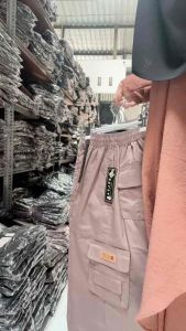 Celana Sirwal Anak Laki Laki Cargo Tempur Sirwal Pangsi Anak Remaja 4-18 Tahun