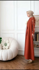 DRESS GAMIS MODE HAJRAH ZULFA TERBARU BY GUZEL