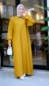Gamis Tiara Maxy Knit Hornet by Anum Collection