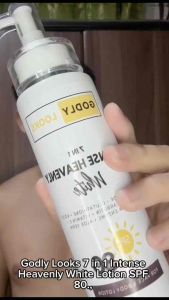 INSTANT WHITENING LOTION Godly Looks 8 in 1 NIACINAMIDE + SUNFLOWER Oil + GLUTA + KOJIC SPF 100 LOTION Skin Care