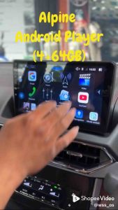 Alpine [Original] 4+64GB Android Player(support carplay/360 bird view camera/SIM card slot(4G))