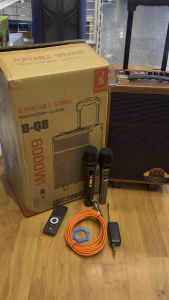 Portable sound system stereo  8in PMPO 6000watt