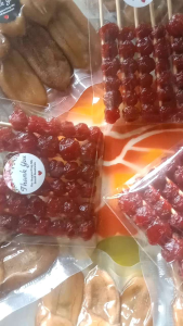 มะยมเชื่อมเสียบไม้ 1ถุงมี5ไม้10แถม1