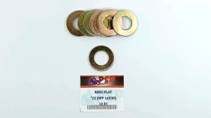Ring Plat "22 (WP 16 X 30) Harga Per Pak Isi 10 - Reng Plate Pelat Washer Kunci 22 Diameter 16mm x 30mm Tebal 15 mm