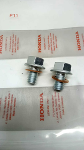 1 Set Baut Oli Gardan M8 Baut 12 Original Dengan Kemasan