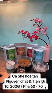 1KG Cà phê đen Sấy lạnh Black coffee cafe đen hòa tan nguyên chất từ Inspired Coffee
