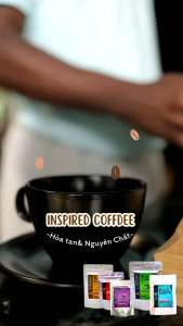 (Combo 2 túi x 200G) Cà phê đen hòa tan Sấy Lạnh nguyên chất Harmonys và Robusnois cà phê Inspired Coffee